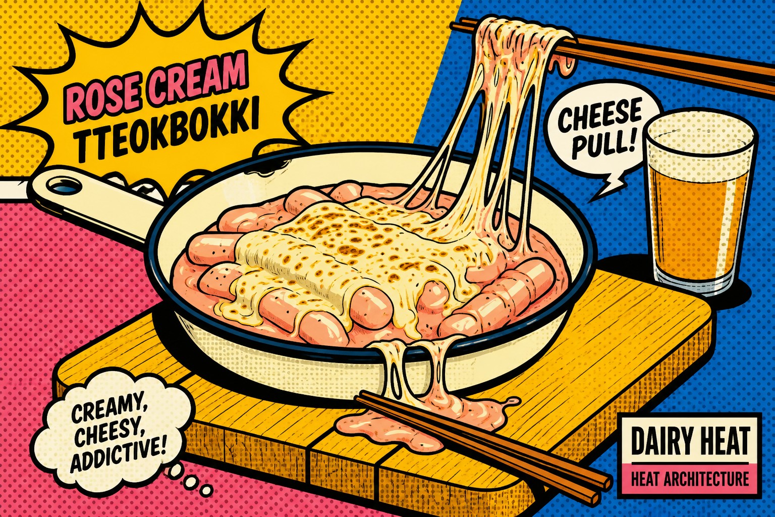 Cheese Bokki and Rosé: Dairy as Heat Architecture